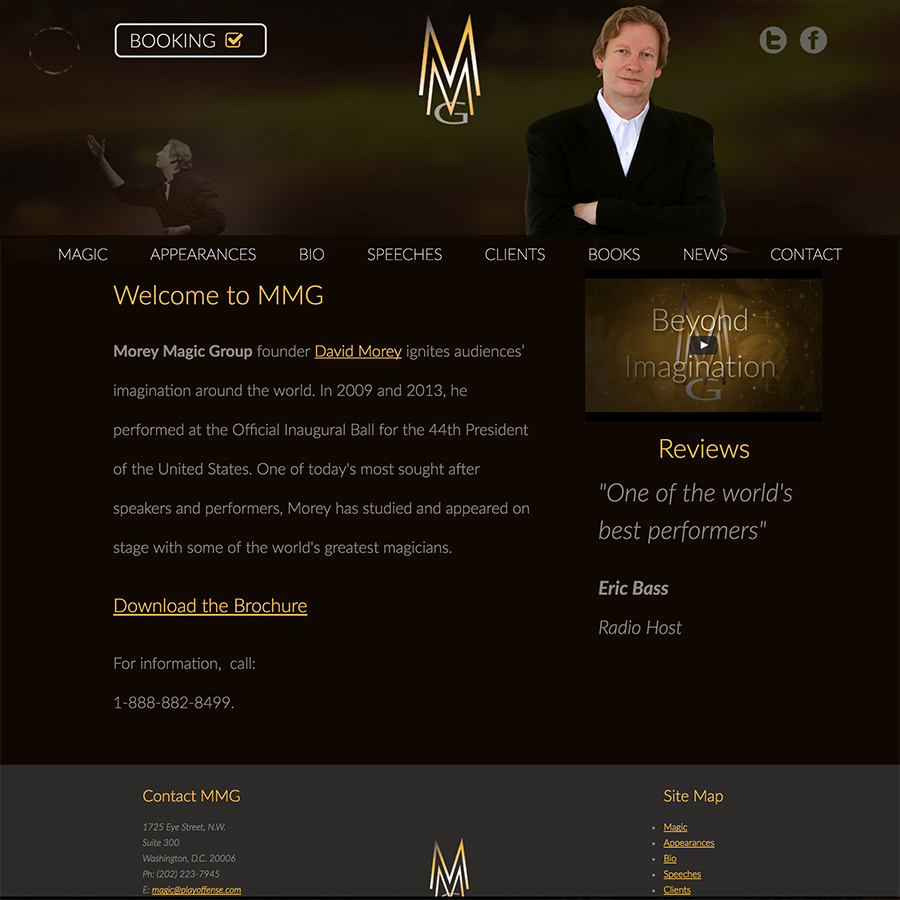 Morey Magic Group Website