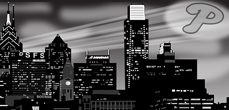 Philadelphia Skyline Vector Illustration