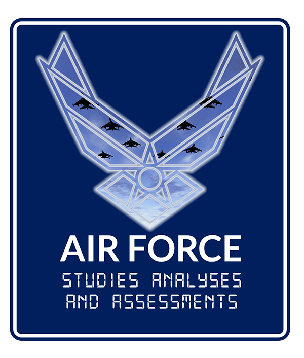 MORS Air Force Studies Analyses and Assessments Sponsor Photoshop Logo Design