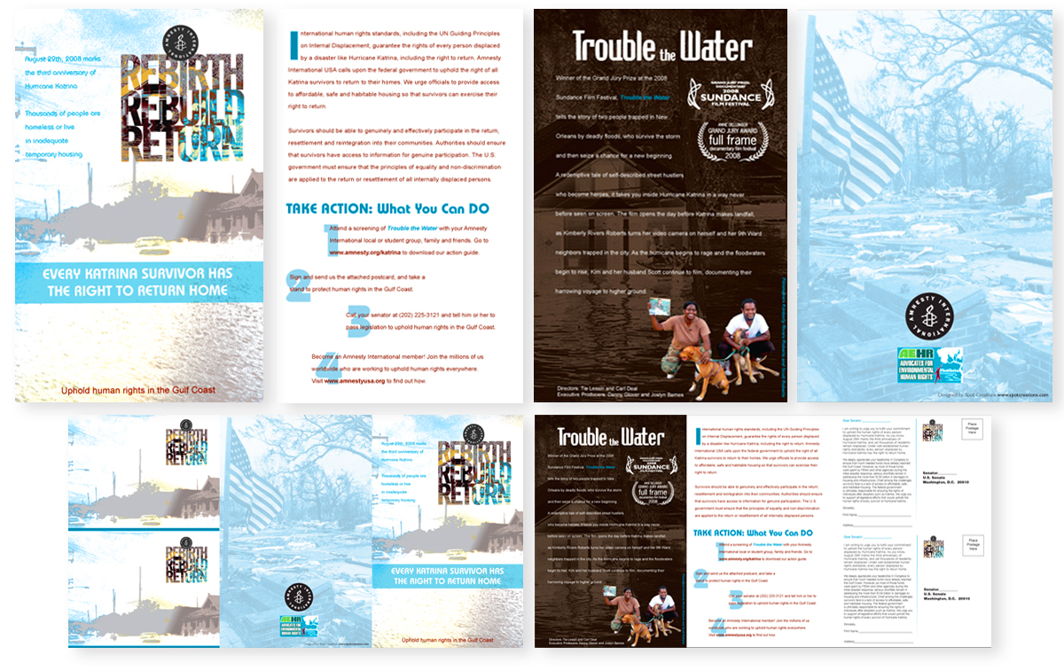 Trouble the Water Movie Brochure
