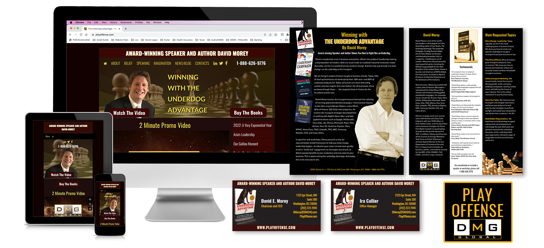 Branding Identity for Parallel Futures. Logo, website, business cards, letterhead, Powerpoint presentation