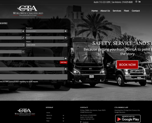 devices responsive on workspace architect website design